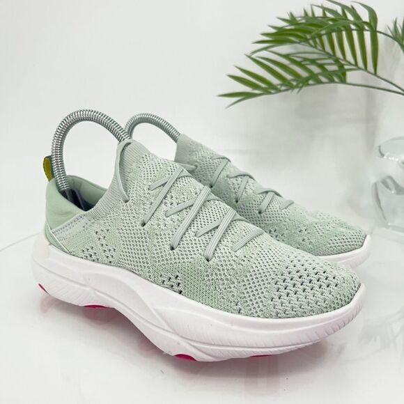 Sorel Explorer Blitz Stride Women's Size 6 Green White Lace Up Sneakers Shoes - Picture 1 of 16